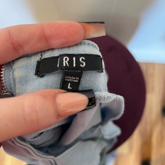 Denim strap dress mini - Picture 5 of 6